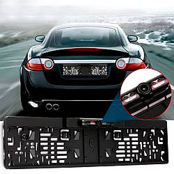 Рамка для номера авто з камерою, CAR CAM WIRELESS / Бездротова камера в рамці номерного знака