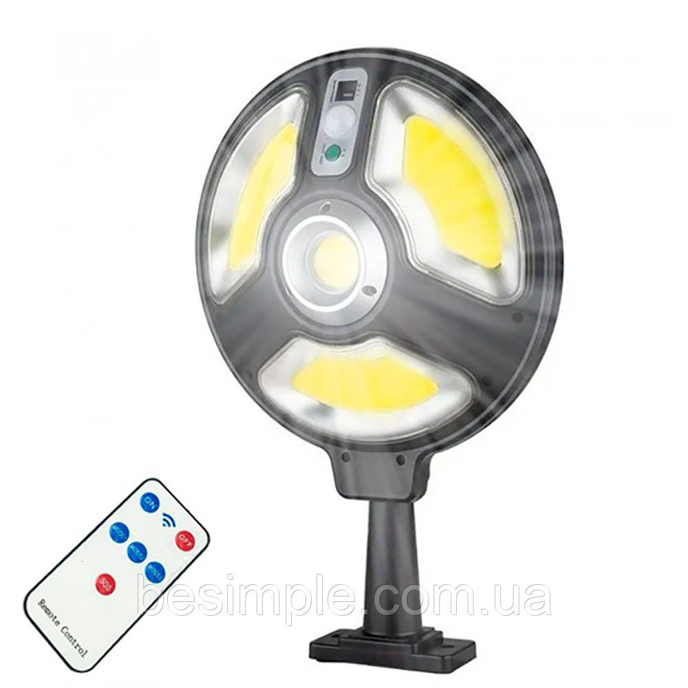 Світильник із сонячною панеллю і датчиком руху BL-LB-1288A / Світлодіодний світильник / Лампа діодна, фото 1