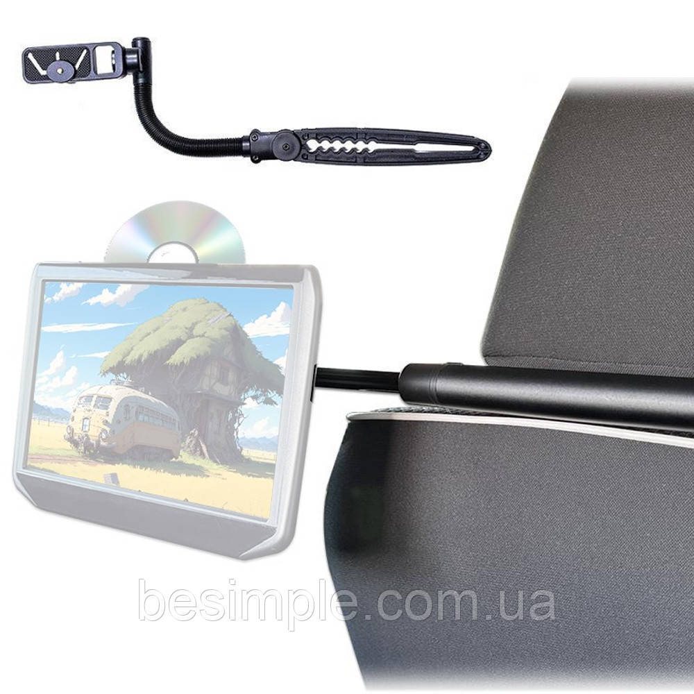 Кріплення для монітора в автомобіль DK802 / Тримач монітора в авто / Автотримач монітора, фото 1