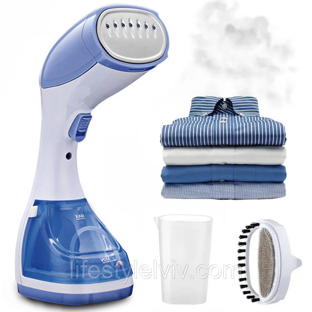 Ручний відпарювач для одягу на 260мл, 1500Вт, від мережі, DF-019 / Вертикальна парова праска, фото 1