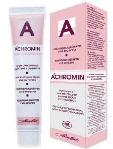 Крем Ален Мак відбілююючий Achromin с УФ-фільтром 45мл (3800005321028), фото 1