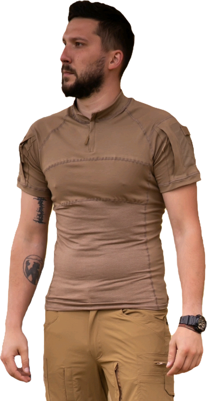 Бойова сорочка Убакс короткий рукав Койот Розмір L (24083)