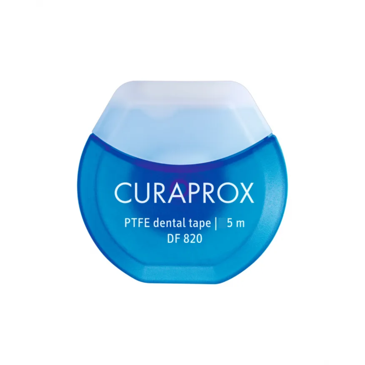 Нитка міжзубна тефлонова з хлоргексидином DF 820, 5 м CURAPROX