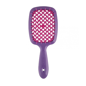 Щітка для волосся Janeke Superbrush With Soft Moulded Tips, фіолетова з фуксією (86SP226 VIO)