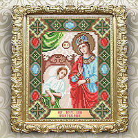 Алмазна техніка ТМ "ArtSolo".Образ Пресв. Богородиці Цілителька АТ5018