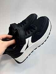 Кросівки унісекс Clibee 501 black чорні р.32-37