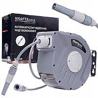 Садовый шланг на катушке с автоматической намоткой 15+1.5 м 8/24 бар 3/4" Kraft&Dele KD2082 Toolsmarket
