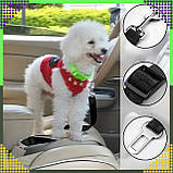 Регульований пас безпеки для собаки/кота до автомобіля від 45 до 72 см, фото 5