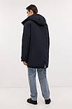 Подовжений чоловічий пуховик Baon B5024521-200 чорна M, фото 4