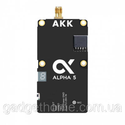 ТОП! Відеопередавач (VTX) AKK Alpha 5 5W 5.8GHz 80CH (58G5VTX) - (gHome), фото 1