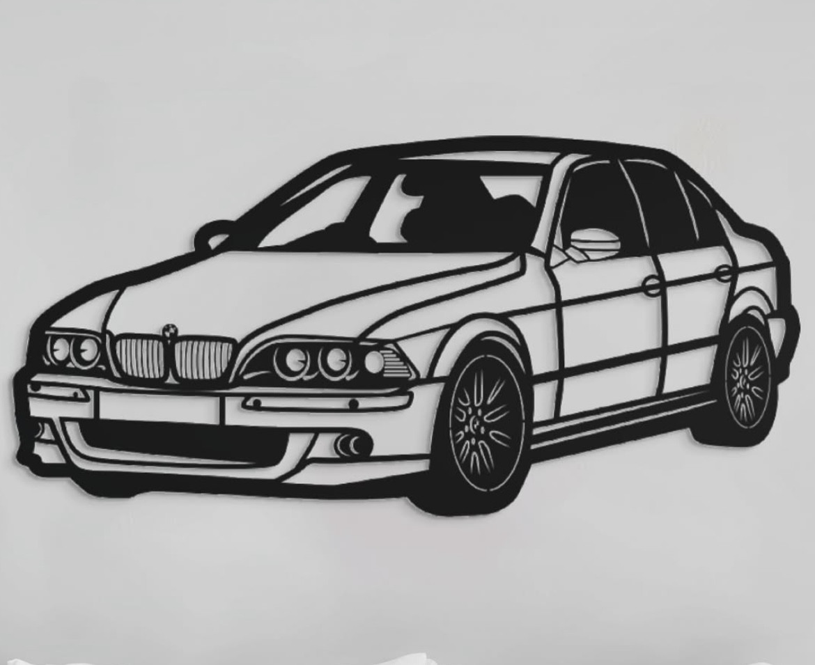 Декоративне панно, картина авто BMW 5