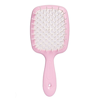Щітка для волосся Janeke Superbrush With Soft Moulded Tips, рожева з білим (93SP226RSA)
