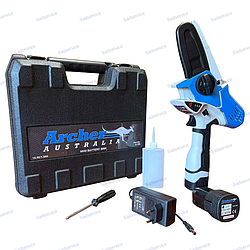 Акумуляторна міні ланцюгова пила Archer 14,4 В / 1,5 Аг шина 10 см 2 акумулятори