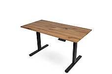 Регульований стіл Barsky Lux Solid Oak Wood 1400*700 LO-01, фото 3