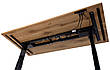 Регульований стіл Barsky Lux Solid Oak Wood 1400*700 LO-01, фото 9