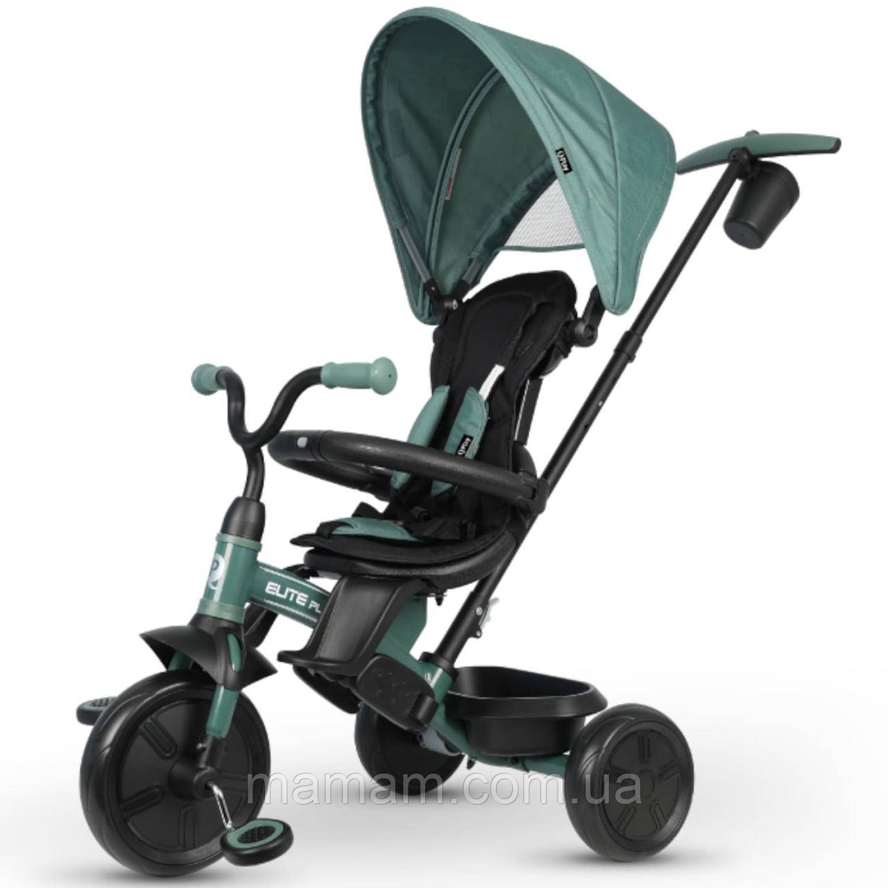 Велосипед триколісний Qplay Elite Platinum Green, фото 1