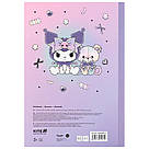 Блокнот Kite Kuromi HK24-091-2, А5, 40 аркушів, клітинка, фото 5