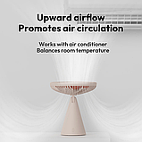 Міні-вентилятор настільний Sothing Forest Desktop Fan із вбудованим акумулятором (DSHJ-S-1907), Apricot White, фото 5