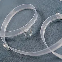 Тесьма шторная для Римских штор с колечками по краю прозрачная 10 мм±0.5мм/100м 85266