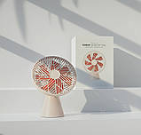 Міні-вентилятор настільний Sothing Forest Desktop Fan із вбудованим акумулятором (DSHJ-S-1907), Apricot White, фото 10