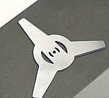 Металевий Ніж для Газонокосарки 150 мм (3 леза), фото 2