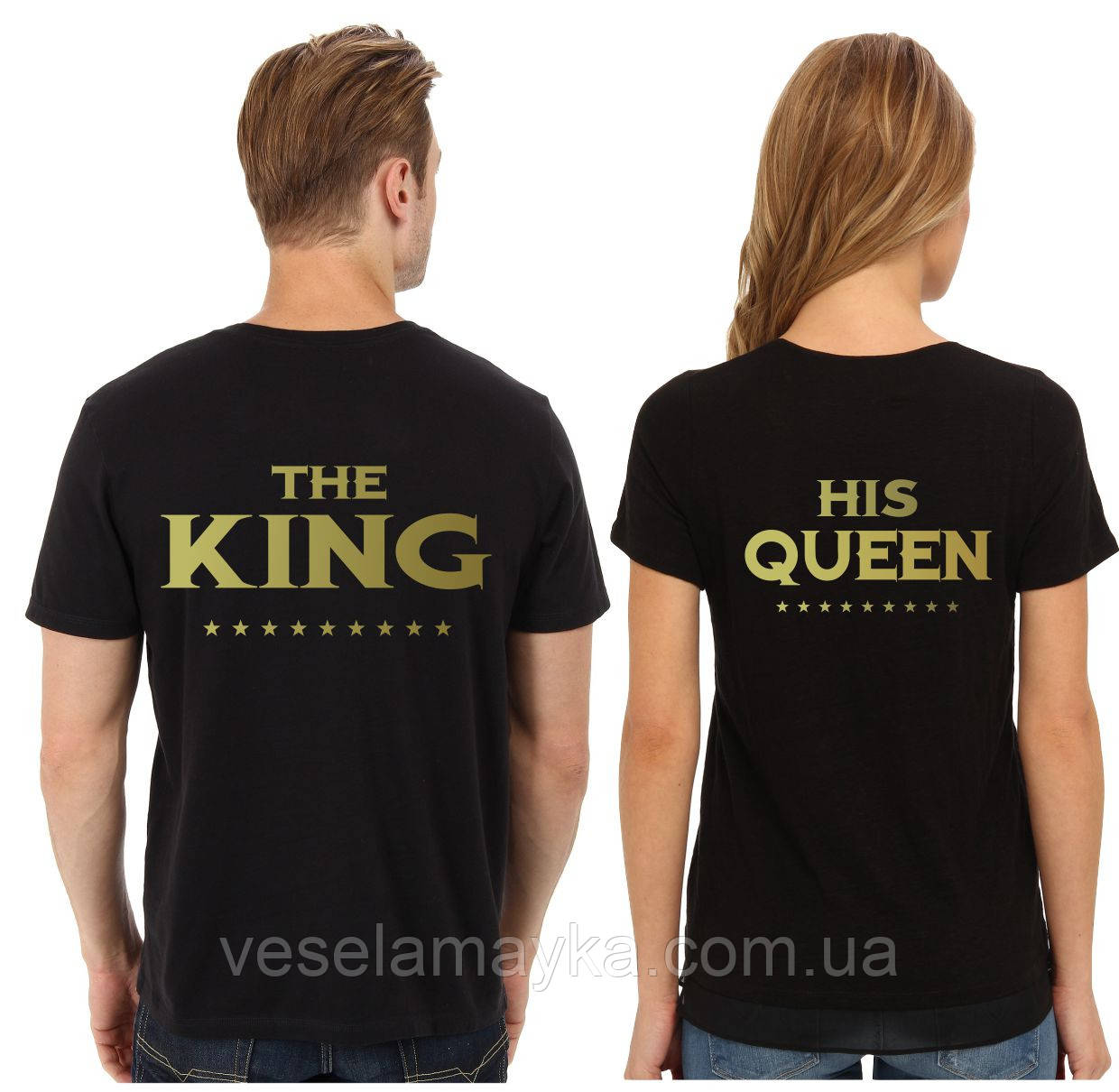 Парна футболка King and Queen, фото 1