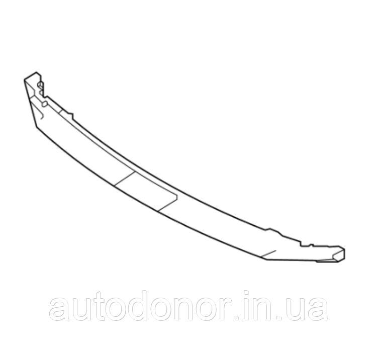 Нижній абсорбер переднього бампера Nissan Ariya (22-) 62091-5MP0A