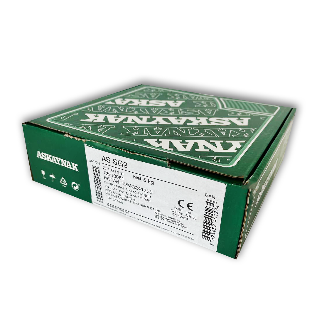 Дріт обміднений зварювальний AS SG2 1.0 мм 5 кг фасування Askaynak, фото 1