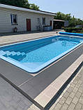 Протиковзке покриття-доріжка Сота для басейну синього кольору, ПВХ (Туреччина), фото 6