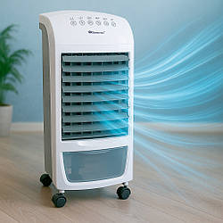Портативний охолоджувач повітря Domotec Air Cooler MS-1628 60W Біло-сірий, підлоговий мінікондиціонер (ST)