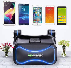 Окуляри віртуальної реальності vrpack virtual reality glasses, віар окуляри для телефона з пультом (ST)