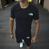 Літній чоловічий спортивний костюм TNF чорний легкий базовий однотонний