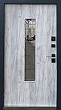 Вхідні двері Фріда склопакет двокольорні Метал/МДФ Антрацит  Ваш ВиД 860/960х2050х90 Ліве/Праве, фото 2