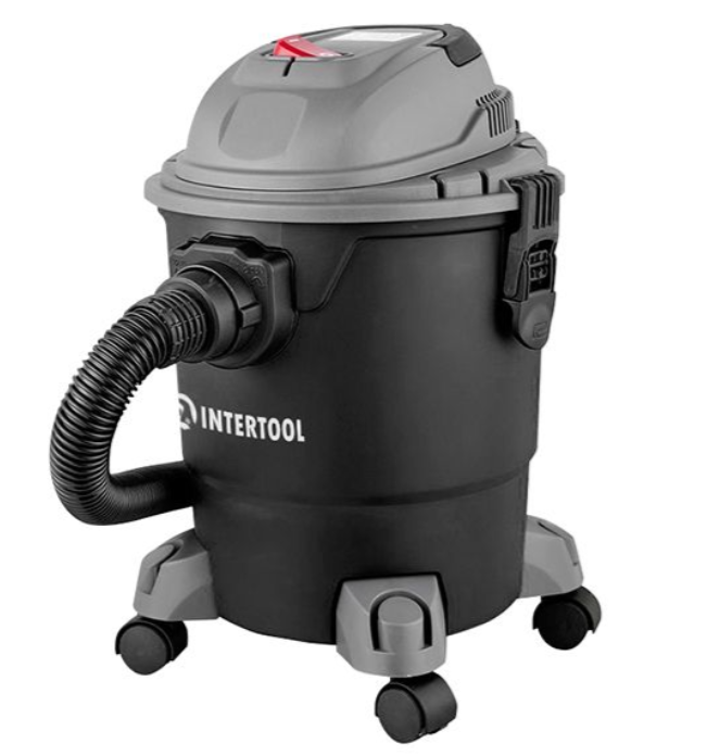 Пилосос будівельний 20л INTERTOOL DT-1020, фото 1