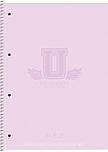 Коледж-блок, на спiраль, А4/80арк., у клітинку, білий блок, 70г/м2, картон, мат. ламінація, Student, фото 3