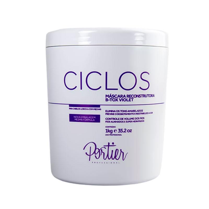 Ботекс для волосся Portier Ciclos Violet B-TOX Маѕк, 100 г (розлив)