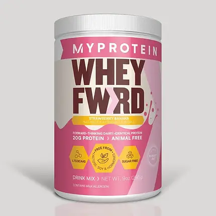 (уценка срок по 10.25) Сироватковий протеїн на мікрофлоре MyProtein Whey Forward 256 г (Strawberry Banana), фото 1