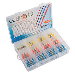 Термозбіжна гільза 250шт термоусадка з оловом припоєм, набір - оригінал