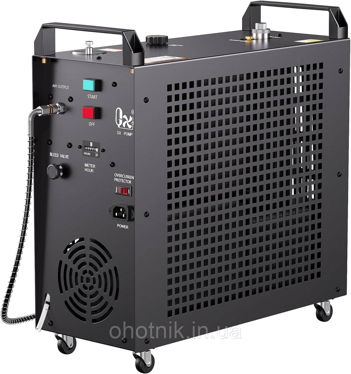 Повітряний компресор GX-E-5K1 PCP, 5800 psi 110V 900W, автоматична зупинка, 1 поршень та 4 рівні стиснення