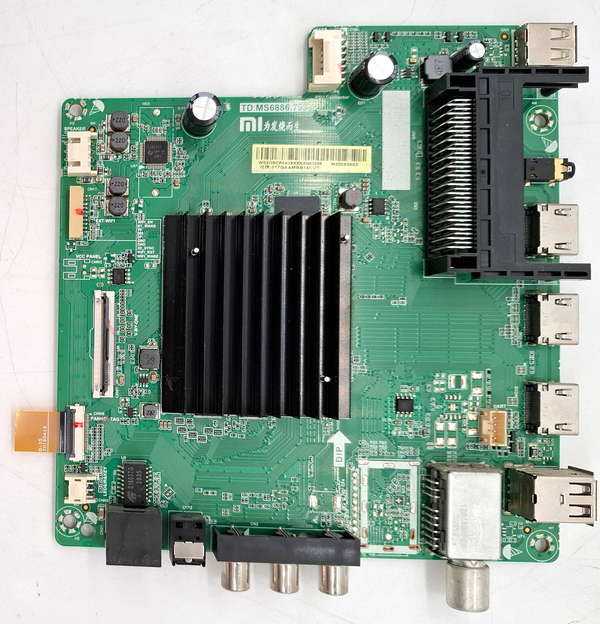 Материнська плата TD.MS6886.793 для телевізора Xiaomi L50M5-5ARU б/в