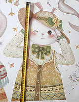 Вінілова наклейка 4 зайці кролика (лист 60 х 90 см) Б405-1-AB, фото 3