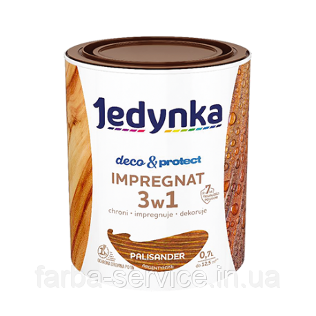 Просочення Jedynka Deco & Protect біле 0,7 л, фото 1