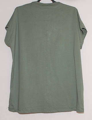 Футболка блузка оливкова, фото 4