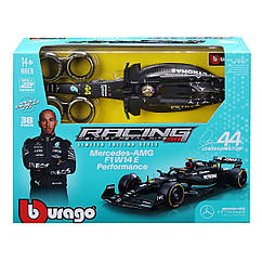 Авто-конструктор Bburago - машинка Болід Mercedes-AMG F1 W14 Performance (1:24) (#44) 18-28510