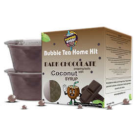 Набір для приготування чаю Popping Bobby Bubble Tea Home Kit Dark Chocolate & Coconut 280g