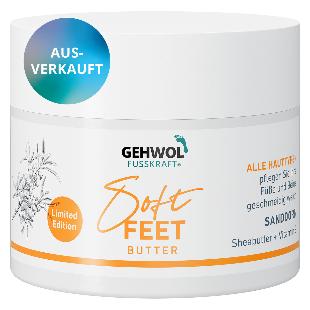 Крем для ніг GEHWOL FUSSKRAFT Soft Feet з обліпихою, 50 мл