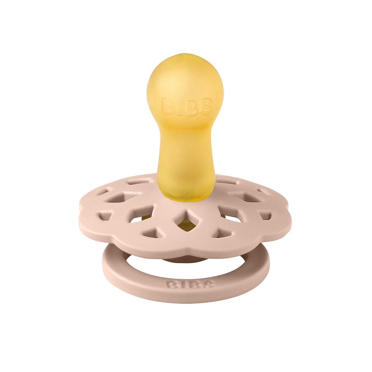 Пустушка BIBS Boheme Latex Round (кругла) – Blush - 0-6міс., фото 1