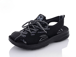 Дитячі літні сандалі в чорному кольорі для хлопчика