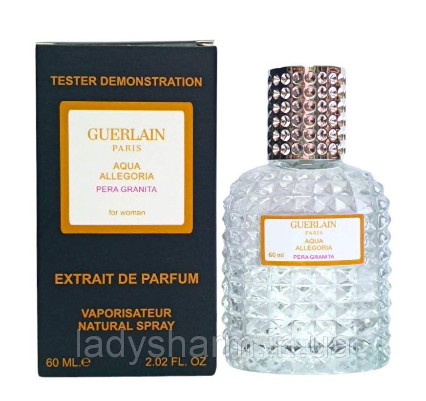 Тестер VIP Guerlain Aqua Allegoria Pera Granita (Аква Алегорія Пера Граніта), жіночий 60 мл, фото 1
