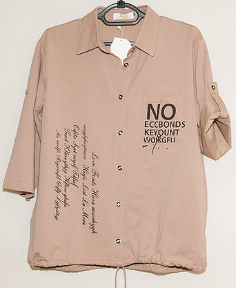 Блузка-сорочка в великих розмірах 4XL,5XL,6XL, фото 5